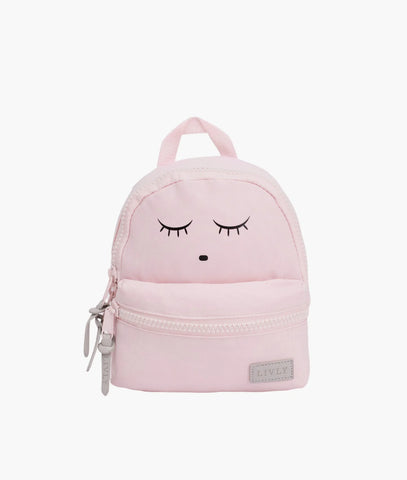 Livly Stockholm Mini Pink Sleeping Cutie Backpack
