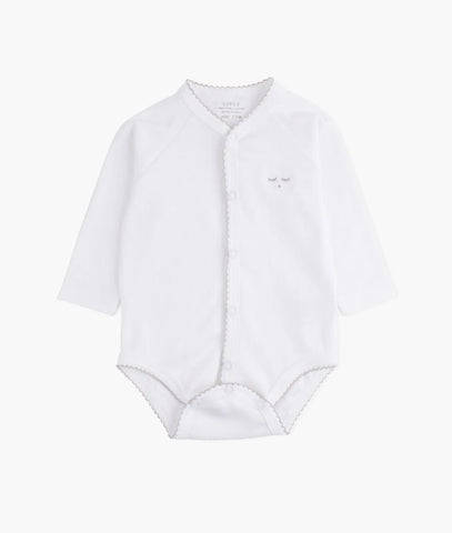 Livly Stockholm White Full Snap Body 2 Piece Set