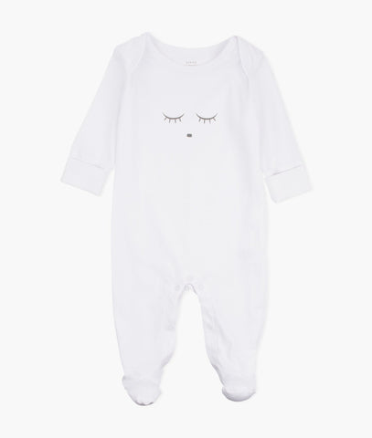 Livly Stockholm White Sleeping Cutie Cover Footie