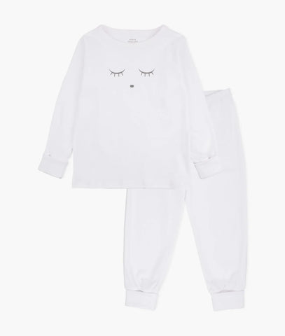 Livly Stockholm White Sleeping Cutie 2 Piece Set