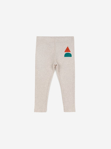 Bobo Choses Baby Beige Funny Friends Leggings