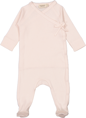 Marmar Copenhagen Pink Dahlia Pointelle Rubetta Onesie