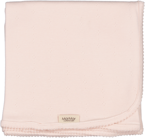 Marmar Copenhagen Pink Dahlia Pointelle Alida Blanket