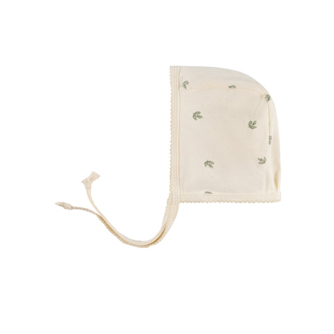 Ely's & Co Cream Leaf Bonnet