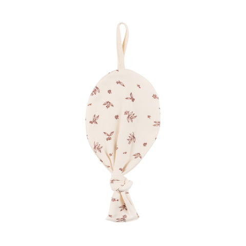 Ely's & Co Brick Elderberry Leaf Brushed Cotton Paci Lovey