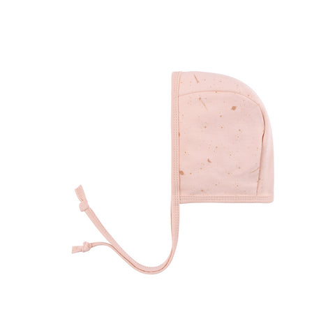 Ely's & Co Pink Brushed Cotton Bonnet