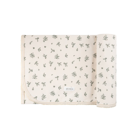 Ely's & Co Emerald Elderberry Leaf Blanket