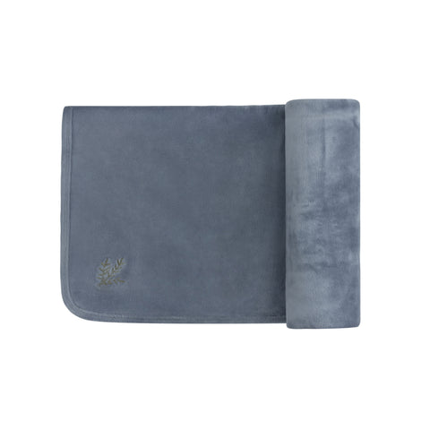 Aurora Blue Velour Bicycle Blanket