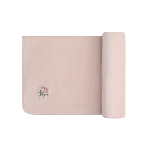 Aurora Pink Velour Bicycle Blanket