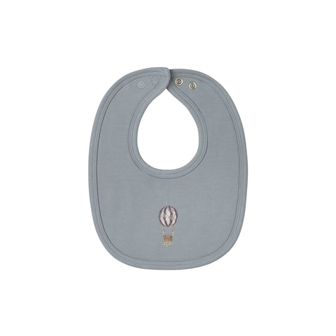 Aurora Blue French Terry Hot Air Balloon Bib