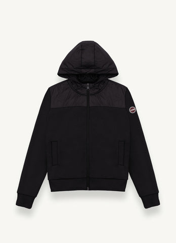 Colmar Black Padded Zip Up Hoodie