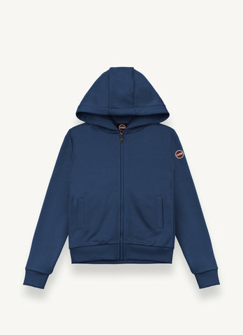 Colmar Dark Blue Zip Up Hooded Sweatshirt