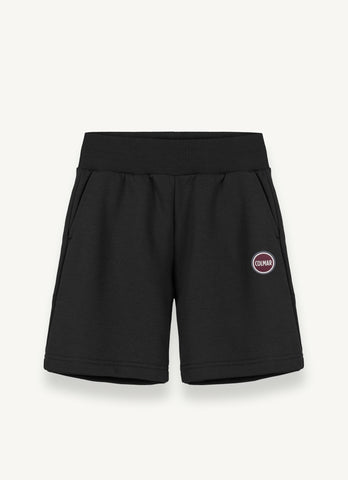 Colmar Black Bermuda Logo Sweat Shorts