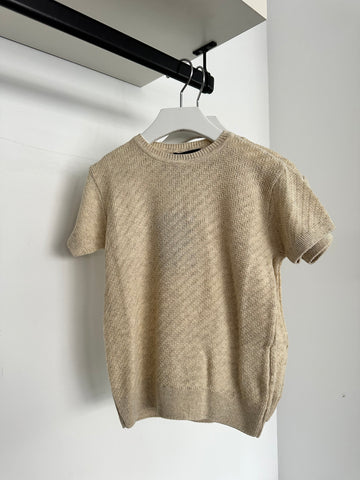 Emanuel Pris Beige Textured Sweater