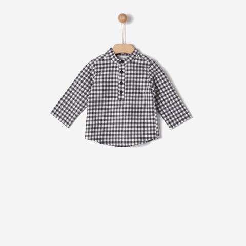 Yell-Oh Grey Gingham Shirt