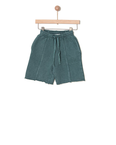 Yell-Oh Green Wash Vintage Short