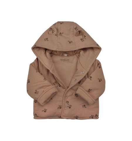 Koalav Toffee Acorn Reversible Padded Jacket