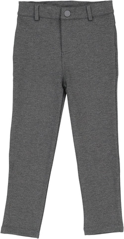 Lil Legs Heather Knit Pants Without Seam