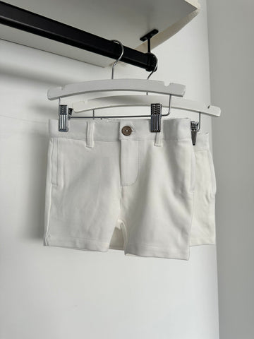 Belati Ivory Jersey Bermuda Short