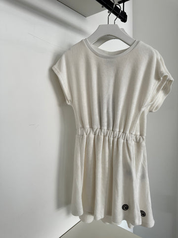 Colmar White Waisted Dress