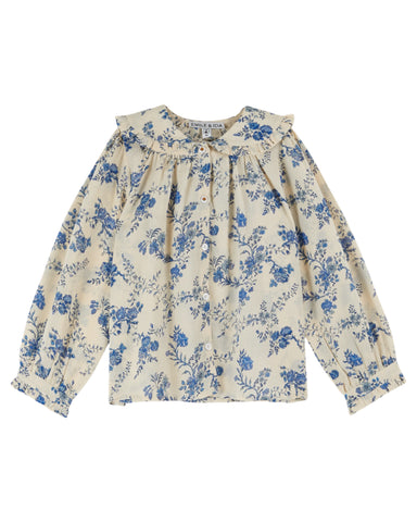 Emile et Ida Blue Orchid Blouse