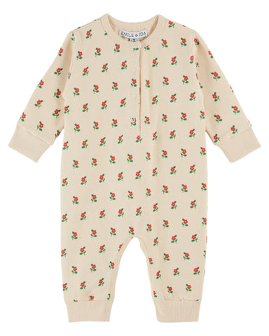 Emile et Ida Brioche Poppy Fleece Jumpsuit