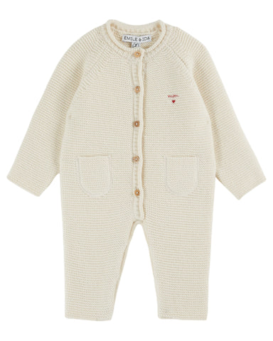 Emile et Ida Ecru Knit One-Piece