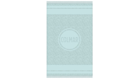 Colmar Light Blue Fringe Beach Towel