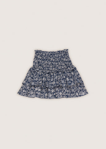 The New Society Adelaine Print Short Skirt