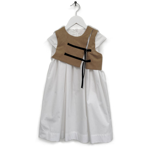 Anja Schwerbrock White/Sand An Dress