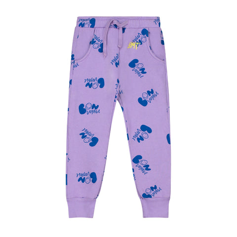 Bonmot Lilac Bon Voyage Fleece Trouser