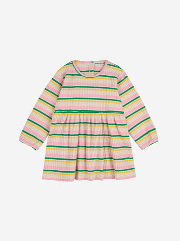 Bobo Choses Baby Multicolor Striped Dress