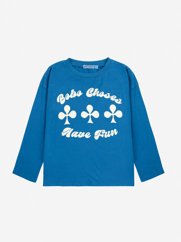 Bobo Choses Blue Have Fun T-shirt