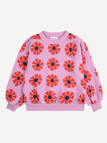 Bobo Choses Purple Kaleidoscope All Over Sweatshirt
