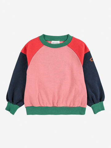 Bobo Choses Multicolor Tic Tac Toe Color Block Sweatshirt