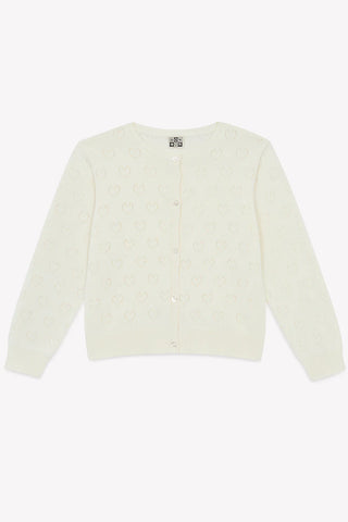Bonton Ecru Bonton Openwork Lilou Cardigan