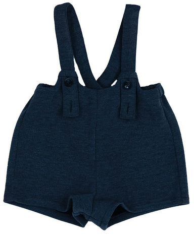 Belati Navy Jersey Baby Overalls