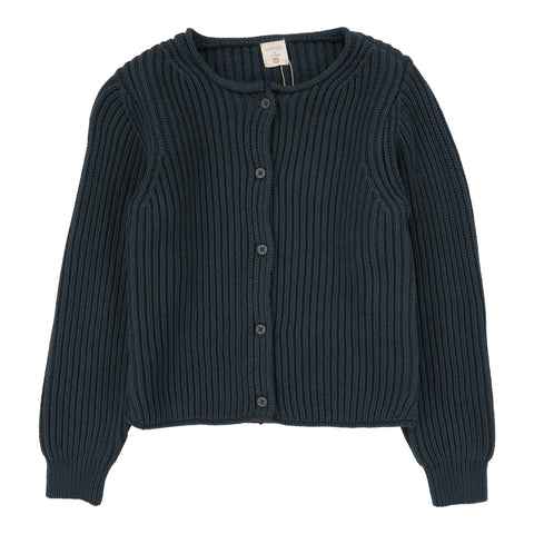 Lil Legs Analogie Slate Knit Cardigan