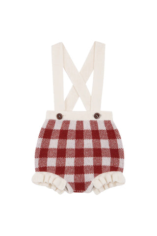 Birinit Gingham Russet Straps Bloomer