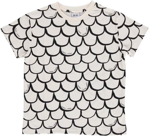 Beau Loves Black Scales T-shirt