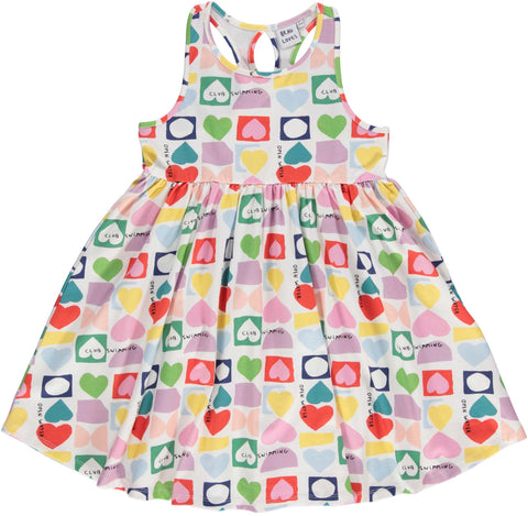 Beau Loves Multicolor Hearts Iggy Dress