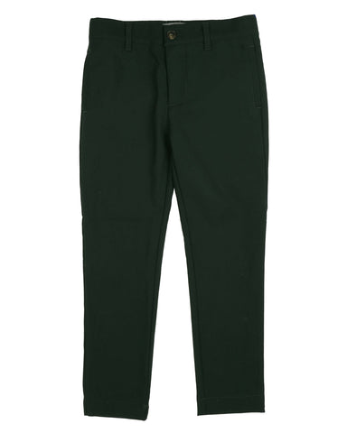 Belati Forest Green Cord Effect Slim Trouser