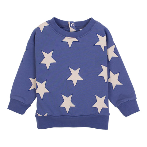 Wynken Deep Dusk Blue Stars Stelle Sweat Set