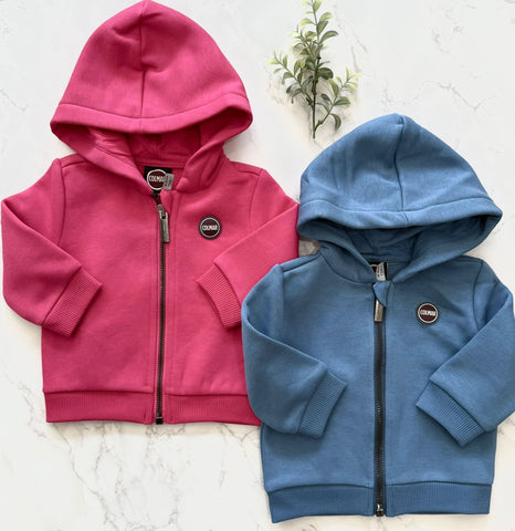 Colmar Baby Bright Pink Full Zip Hooded Sweatshirt