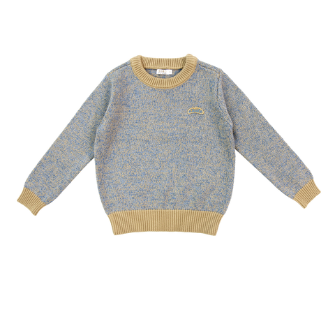Coco Blanc Speckled Crew Sweater