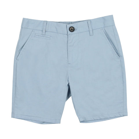 Coco Blanc Pale Blue Poplin Shorts