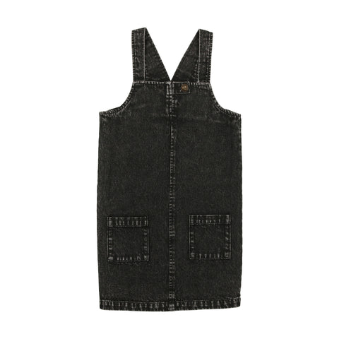 Coco Blanc Black Denim Pinafore Jumper