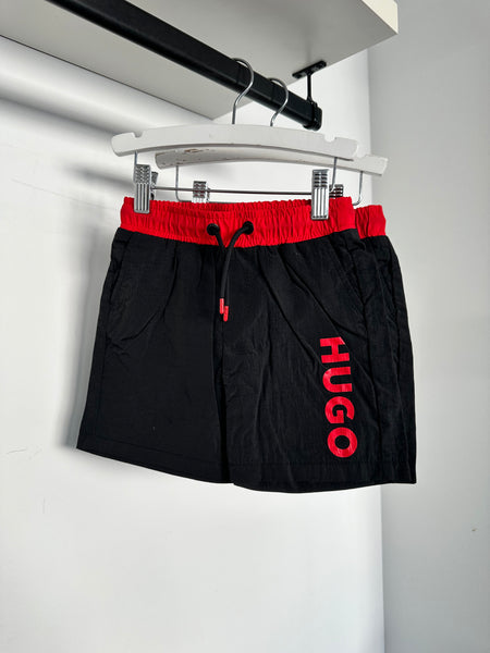 Hugo Black & Red HUGO Swim Shorts