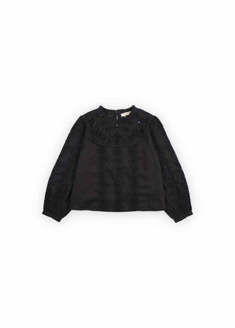 The New Society Eclipse Noir Dahlia Blouse