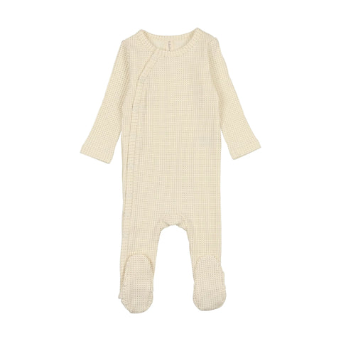 Lilette Mulberry Dotted Footie